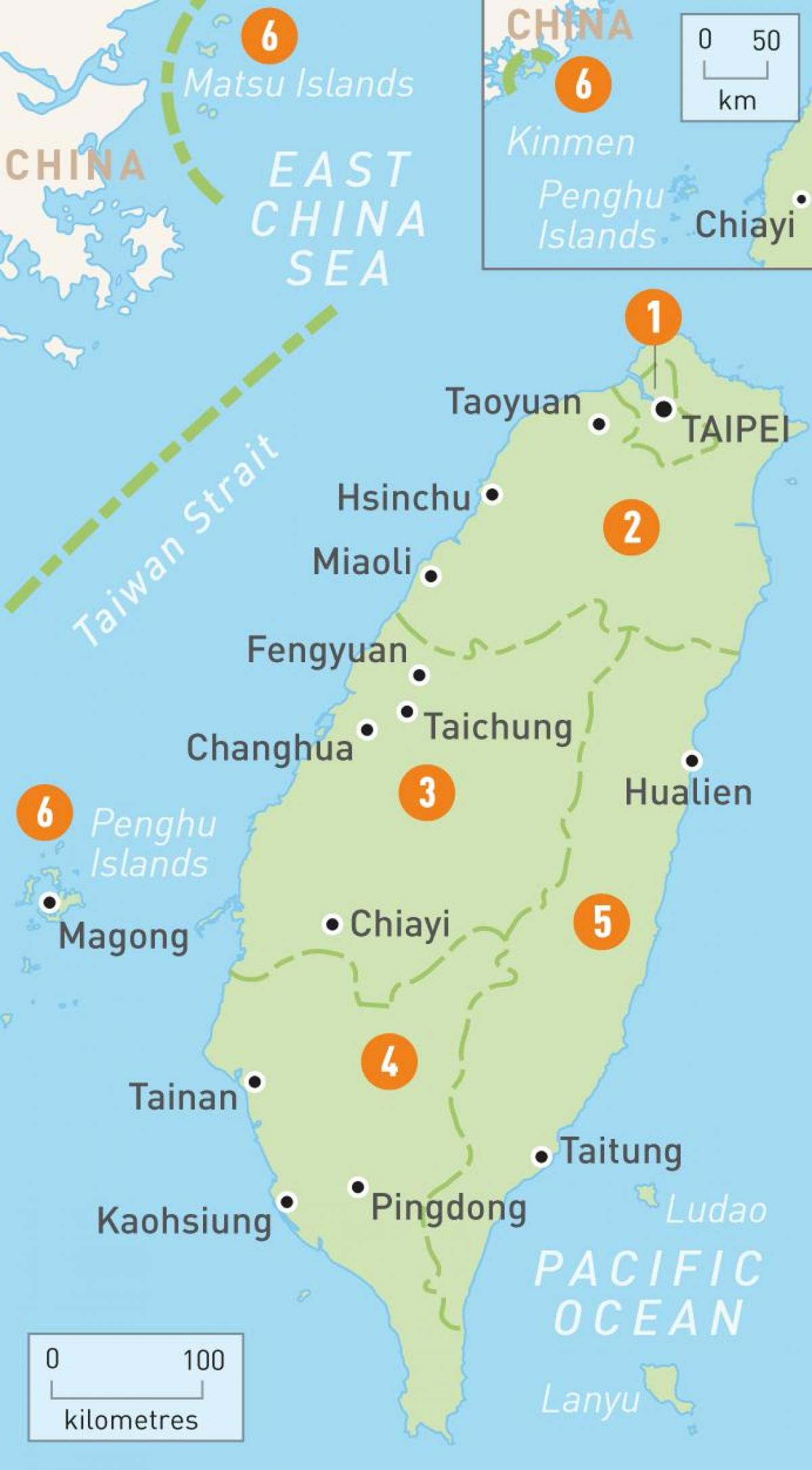 台湾国 地図 地図の台湾国 東アジア アジア