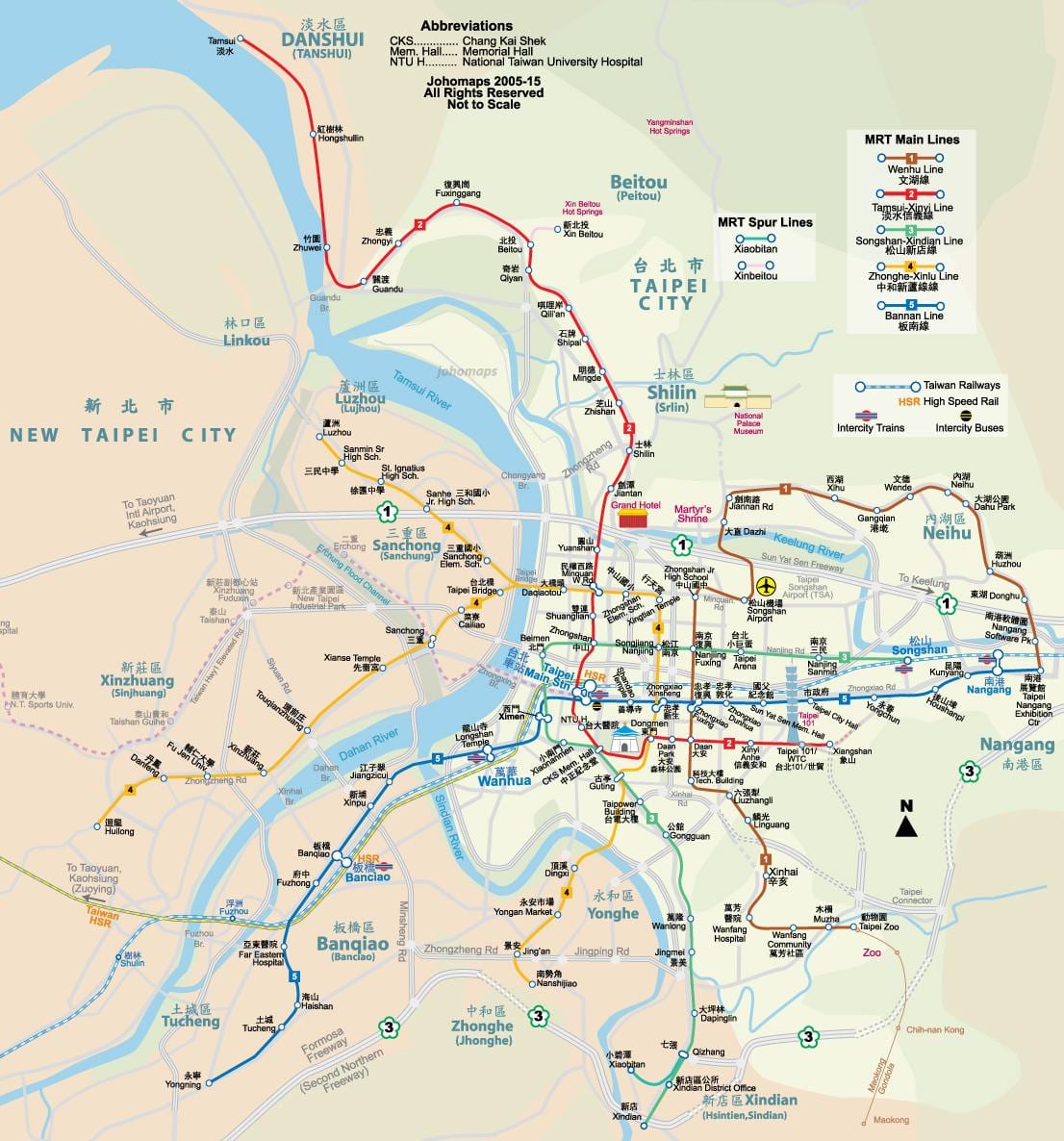 メトロ地図台湾