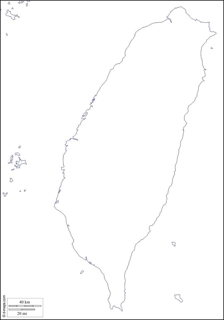 地図の台湾空