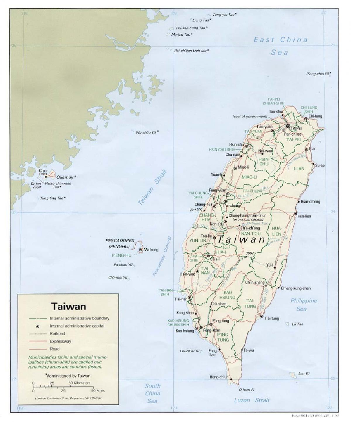 地図の台湾mrt見