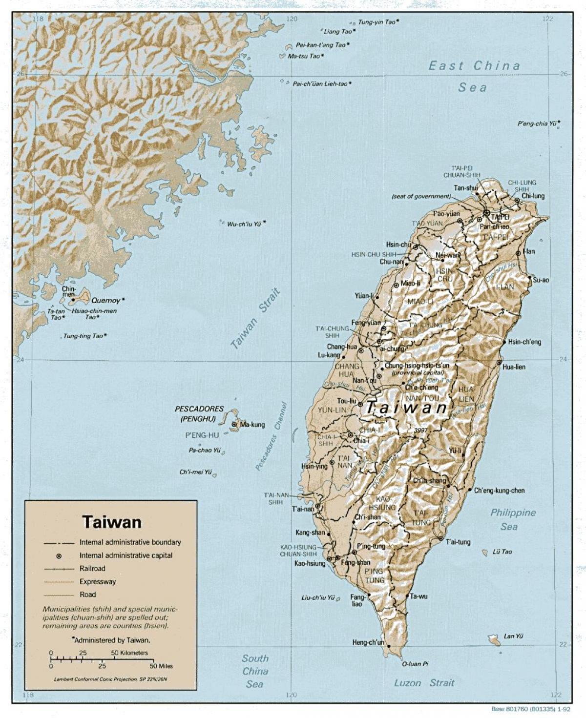地図の台湾/ 