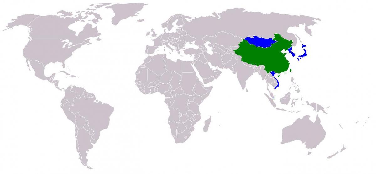 台湾の地図中国語版