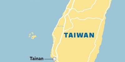 台湾台南の地図