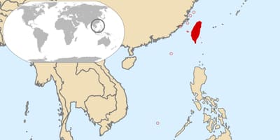 台湾のグローバル地図