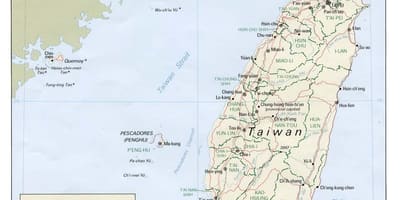 台湾の交通地図