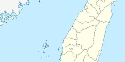 地図の台湾ベクトル