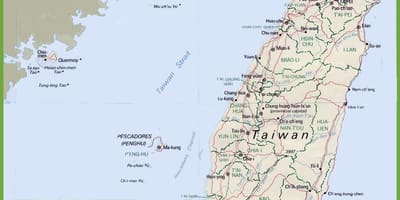 台湾の地図