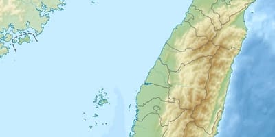 地図標高台湾