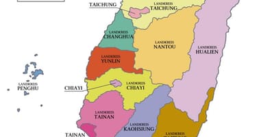 地図の台湾省