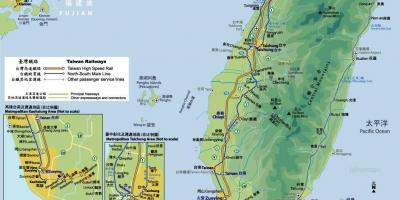 鉄道台湾の地図